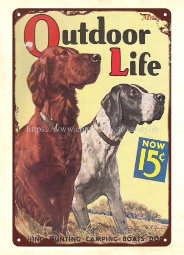 Hunting And Outdoor Shop - 1936 OUTDOOR LIFE dergisi av köpeği