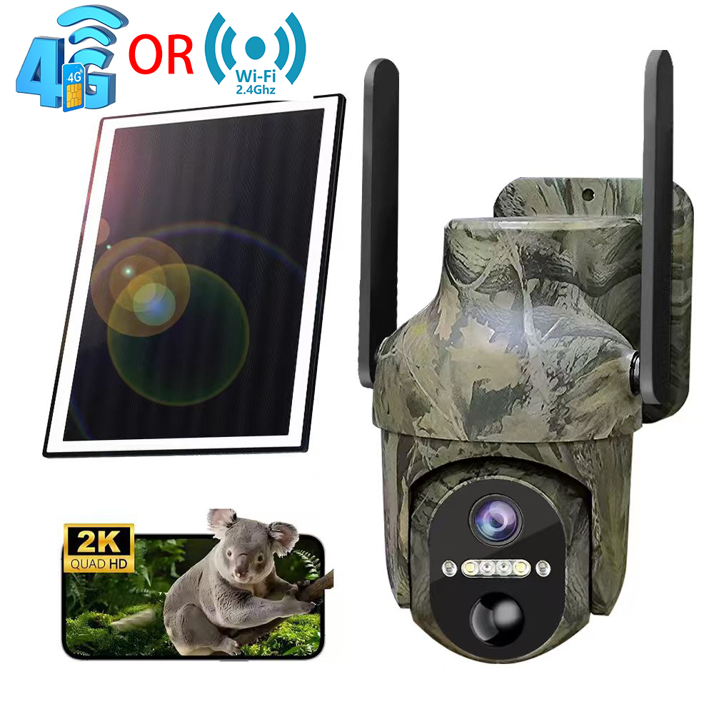 Outdoor Hunting Camera Wifi - 2K 3MP 4G Hücresel VEYA WiFi
