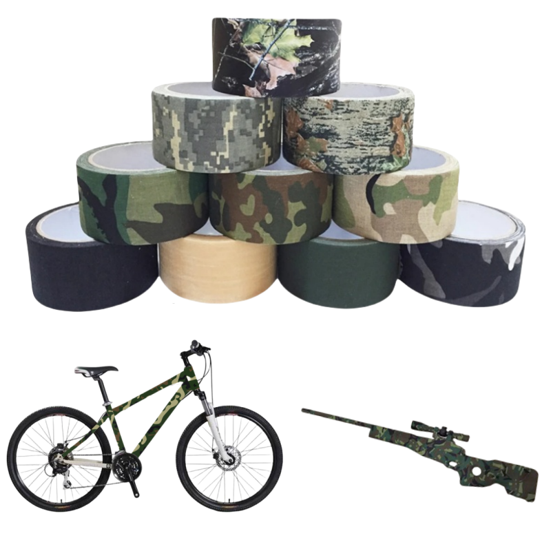 Outdoor Hunting Rifle - 5M/10M çok fonksiyonlu kamuflaj bant kendinden