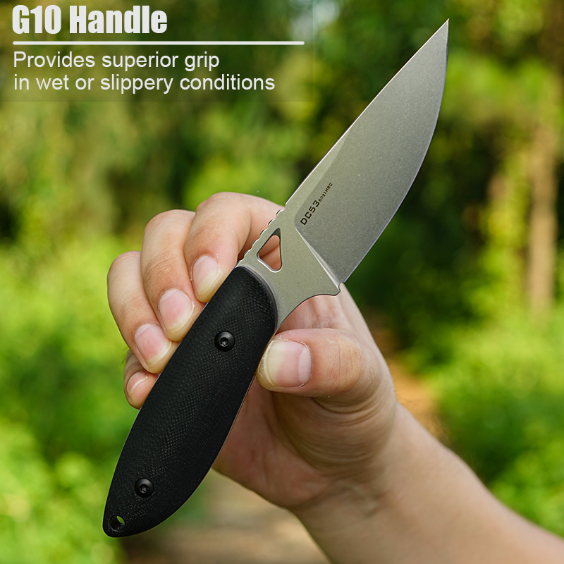 DC53 Çelik G10 Saplı Sabit Bıç - Hunting Camp Outdoor Kitchen incelemesi ve fiyatı