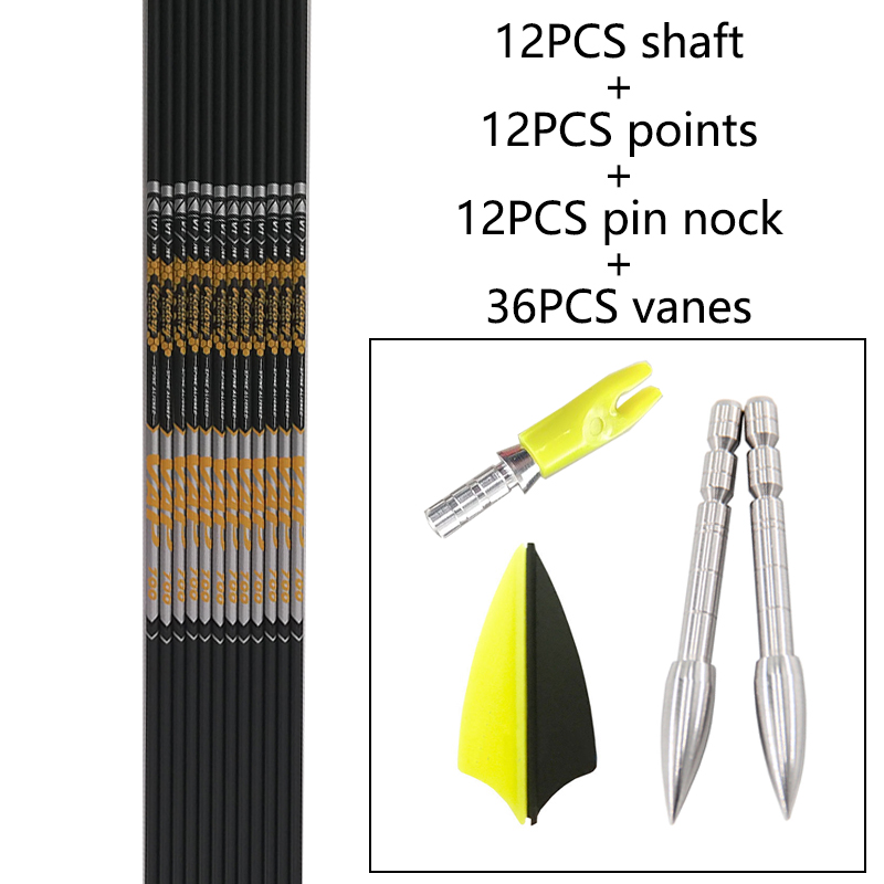 12 adet DIY Okçuluk ID 4.2mm O - Arrow Carbon Shaft incelemesi ve fiyatı