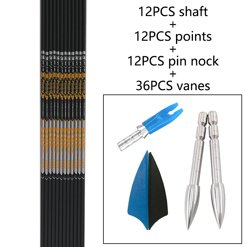 12 adet DIY Okçuluk ID 4.2mm O - Arrow Carbon Shaft incelemesi ve fiyatı
