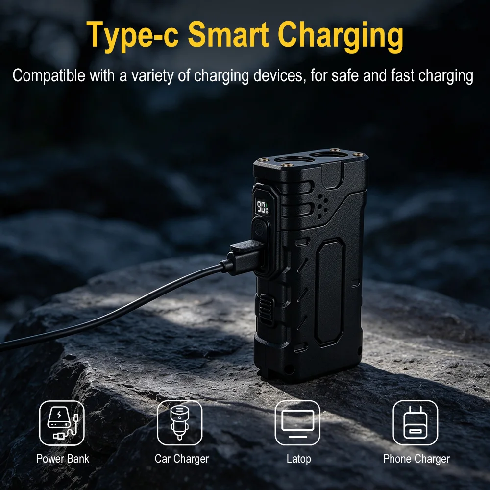 BORUIiT El Kranklı EDC LED Fen - Outdoor Hunting And Fishing incelemesi ve fiyatı