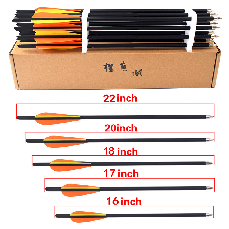 12 Adet 16/17/18/20/22 İnç Okç - Arrow Carbon Shaft incelemesi ve fiyatı