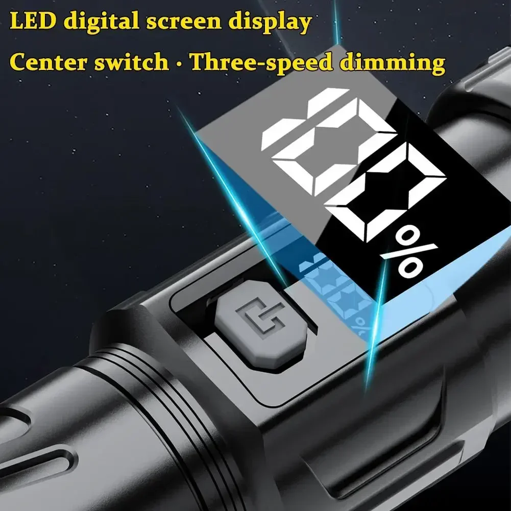 Süper Parlak LED El Feneri USB - Outdoor Hunting And Fishing incelemesi ve fiyatı